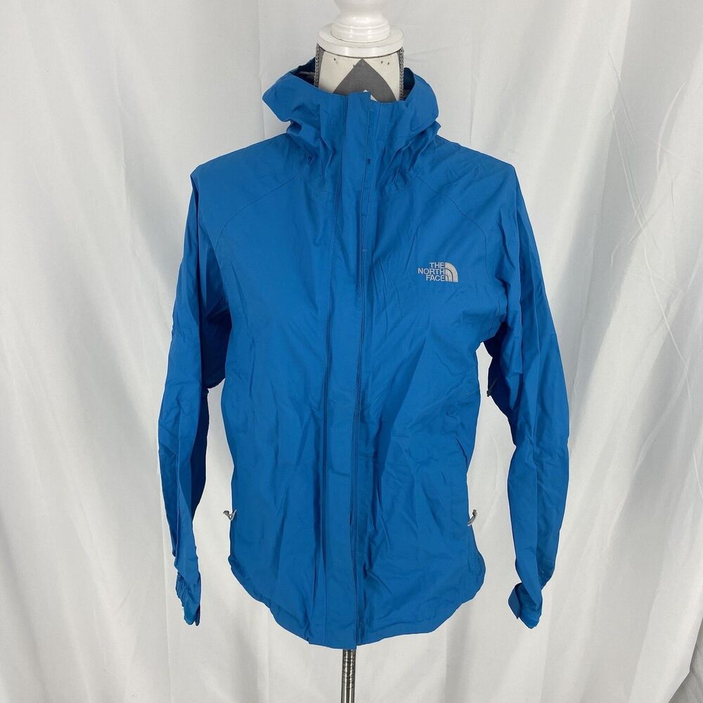 Womens The North Face Size M Light Blue Mesh Lined Jacket *Flawed*